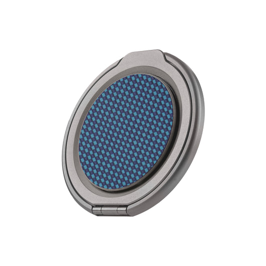 Desen Aramid Fiber Magnetic Phone Grip with Metal Stand - Blue