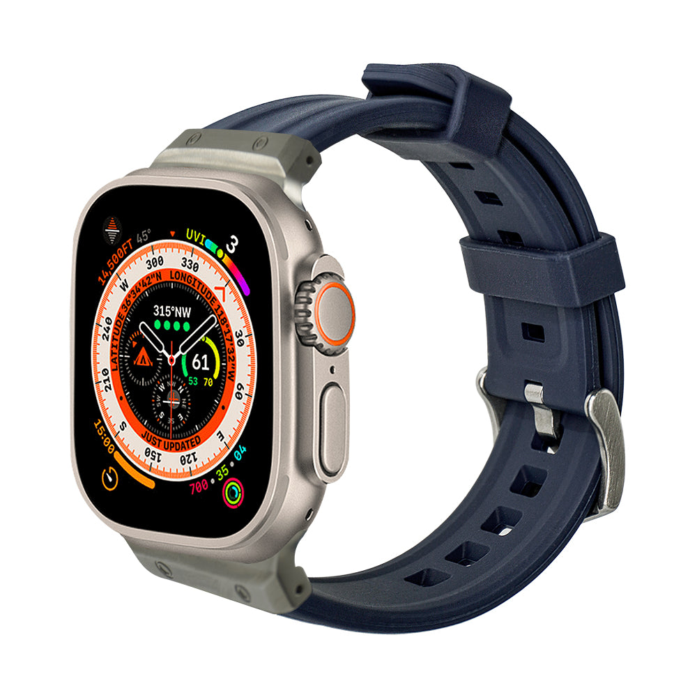 Sarzep Silicone Apple Watch Strap - Gray