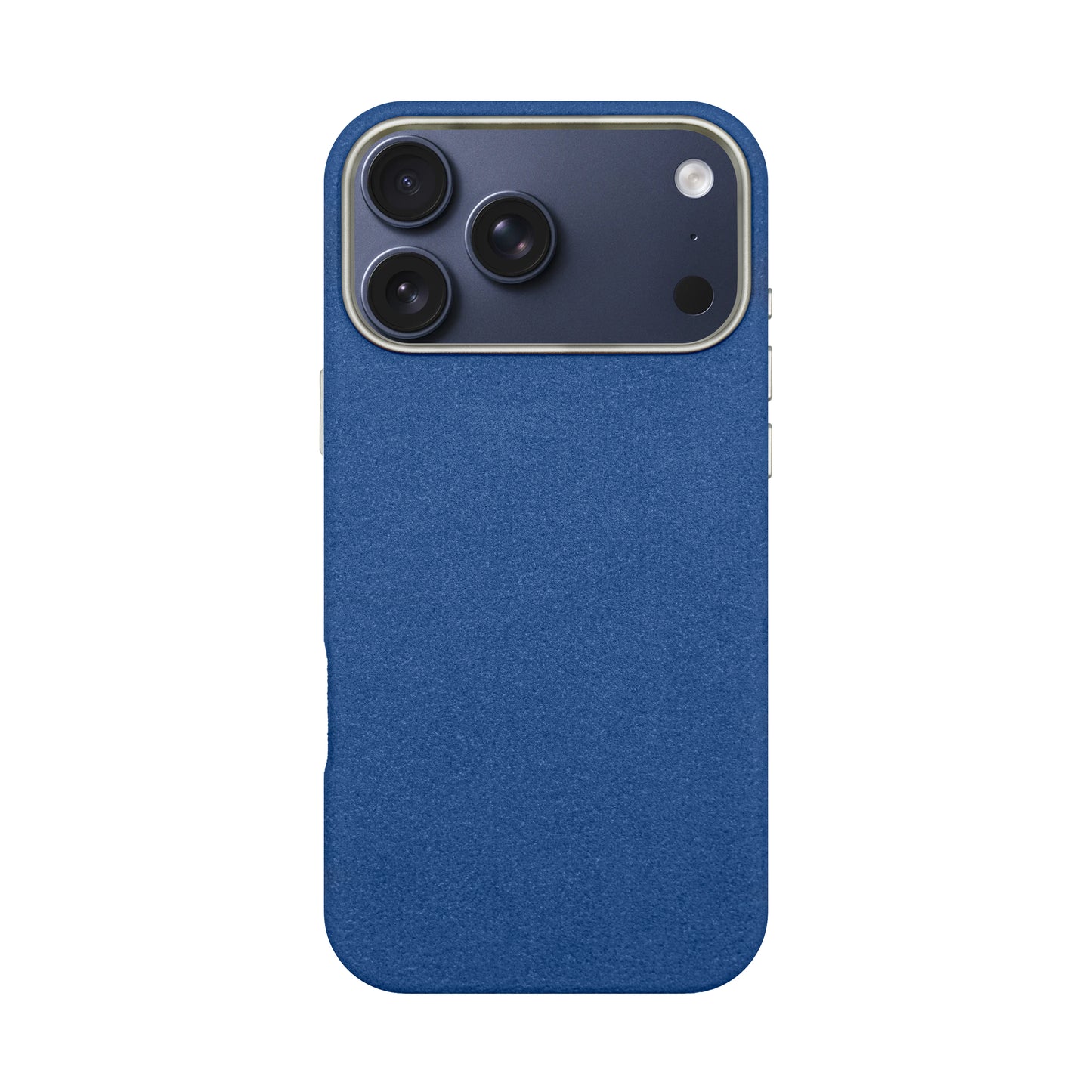 Kadife Alcantara Leather Case For iPhone 17 Pro Max-Blue