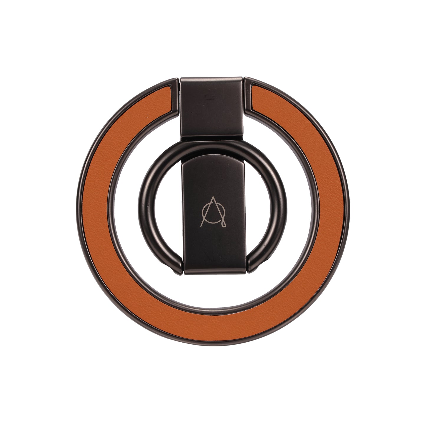 Kilyos Magnetic Phone Ring Stand Vegan Leather - Black