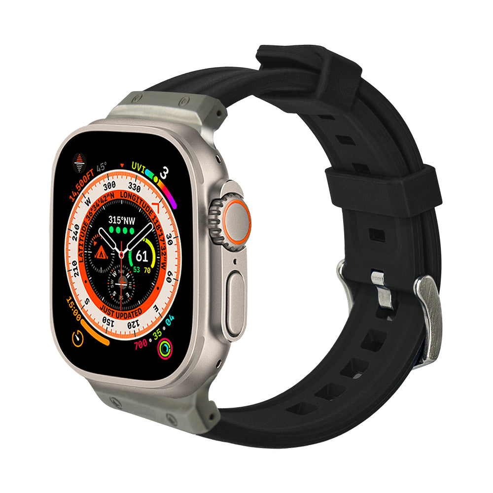 Sarzep Silicone Apple Watch Strap - Gray