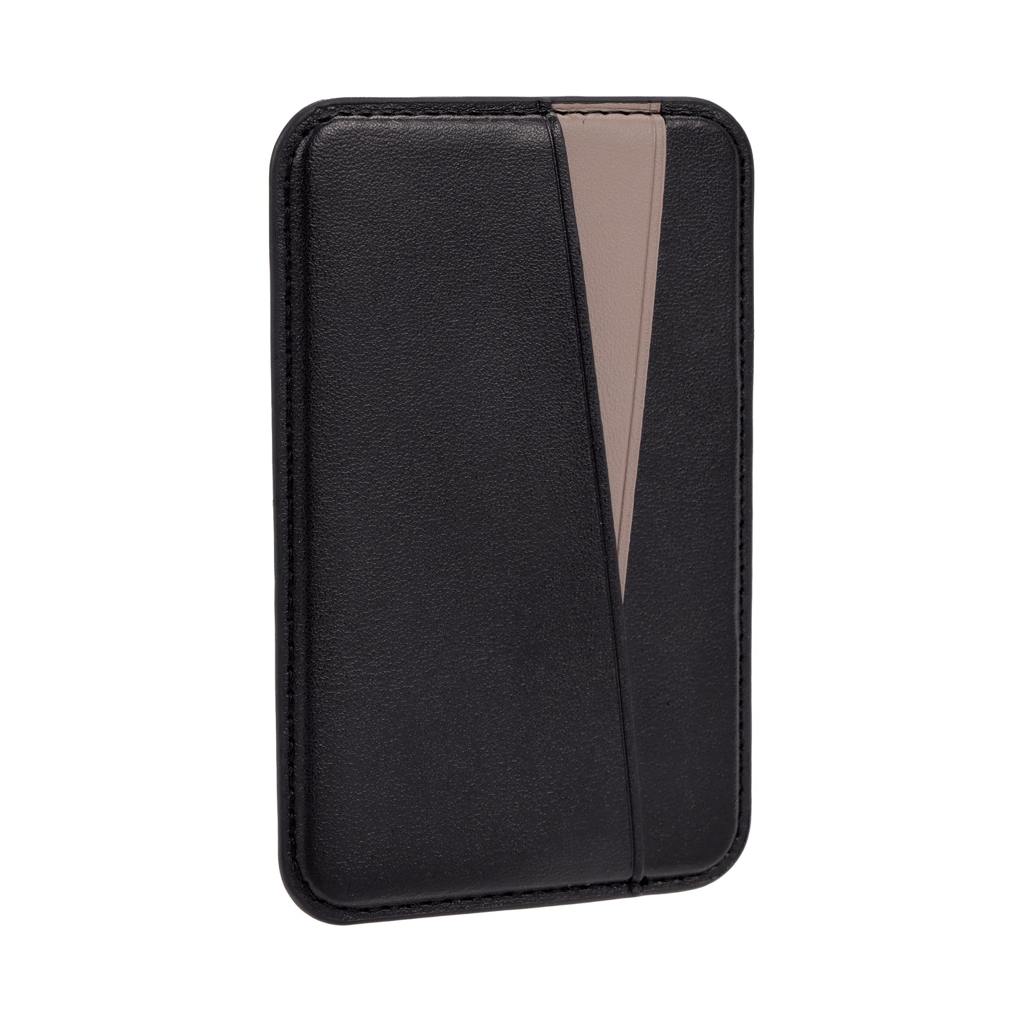 Kilyos Vegan Leather Premium Magsafe Card Holder - Black/Titanium