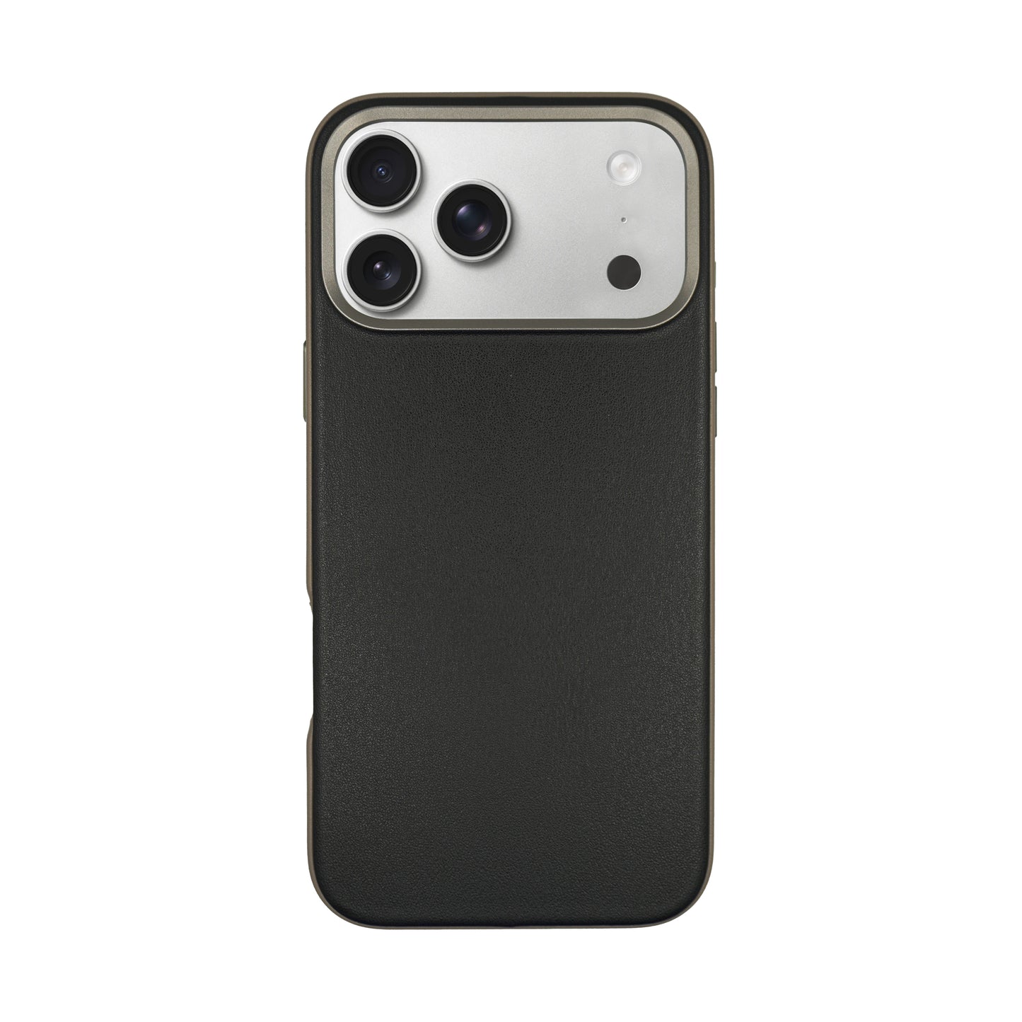 Kilyos Vegan Leather Case For iPhone 17 Pro - Black