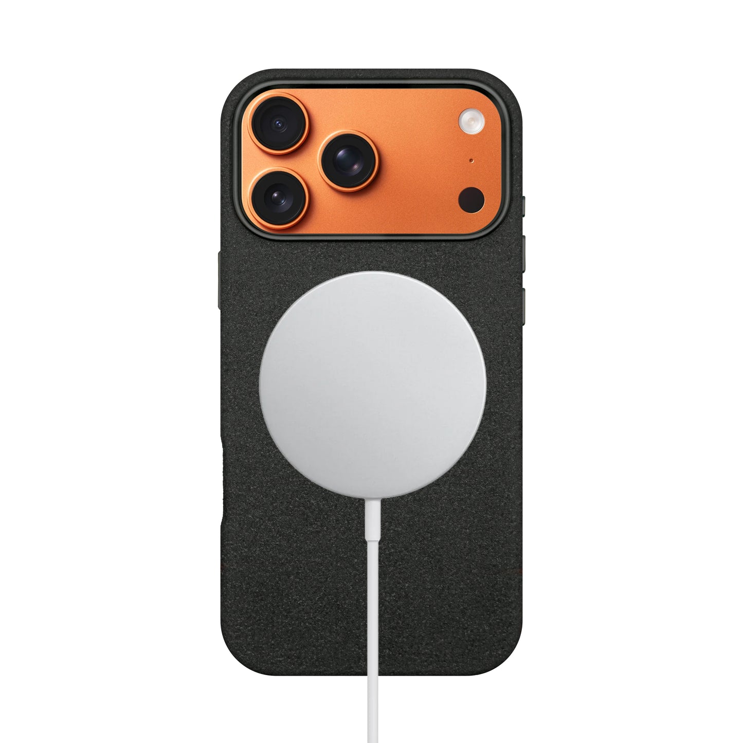 Kadife Alcantara Leather Case For iPhone 17 Pro Max-Black