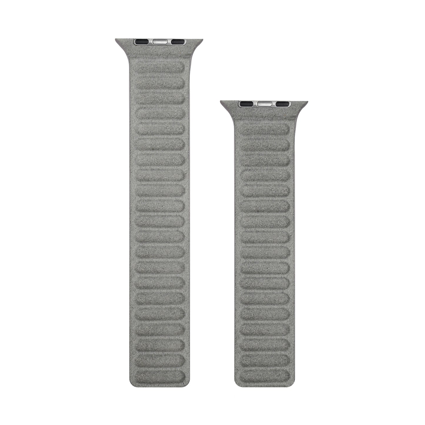 Kadife Alcantara Leather Apple Watch Strap - Gray
