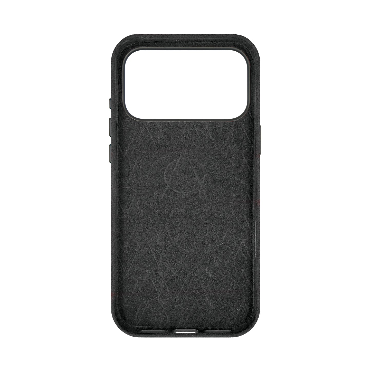 Kadife Alcantara Leather Case For iPhone 17 Pro Max-Black