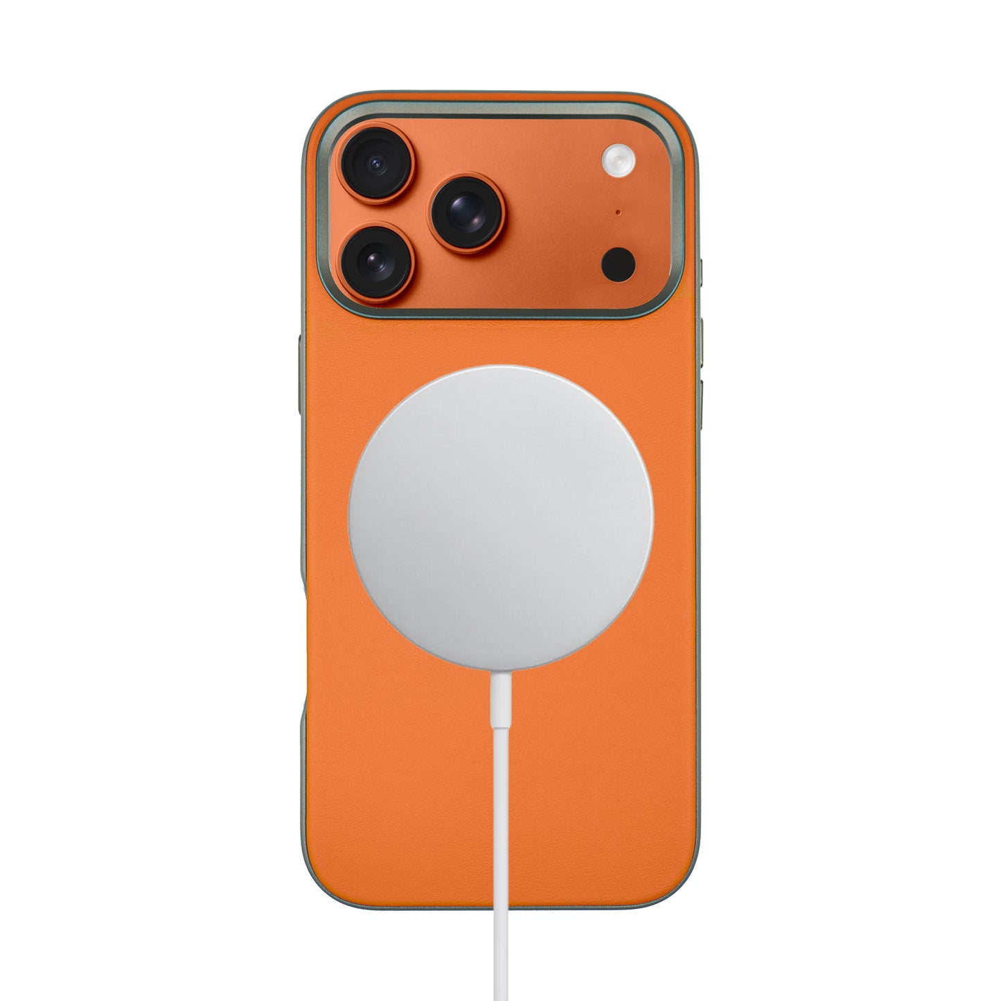 Kilyos Vegan Leather Case For iPhone 17 Pro - Orange