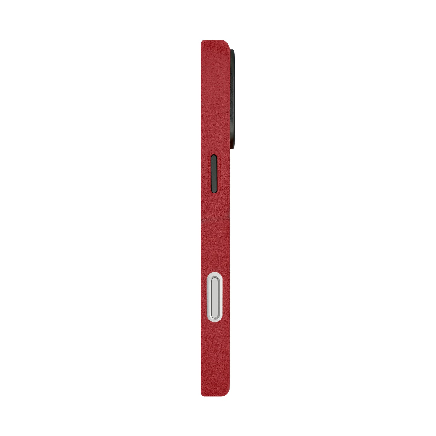 Kadife Alcantara Leather Case For iPhone 17 Pro Max-Maroon