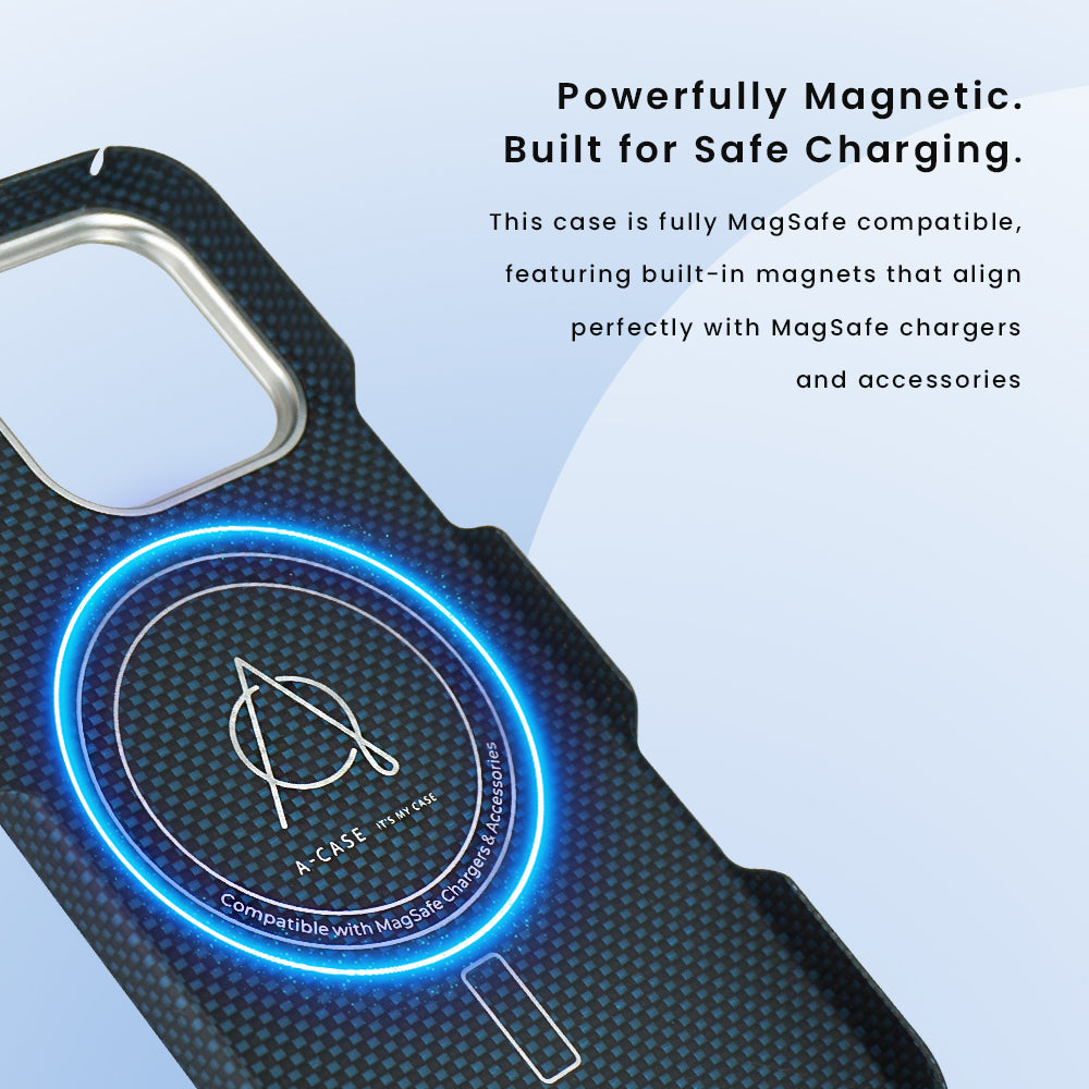 Desen Aramid Fiber Case For iPhone 16 Pro Max - Blue