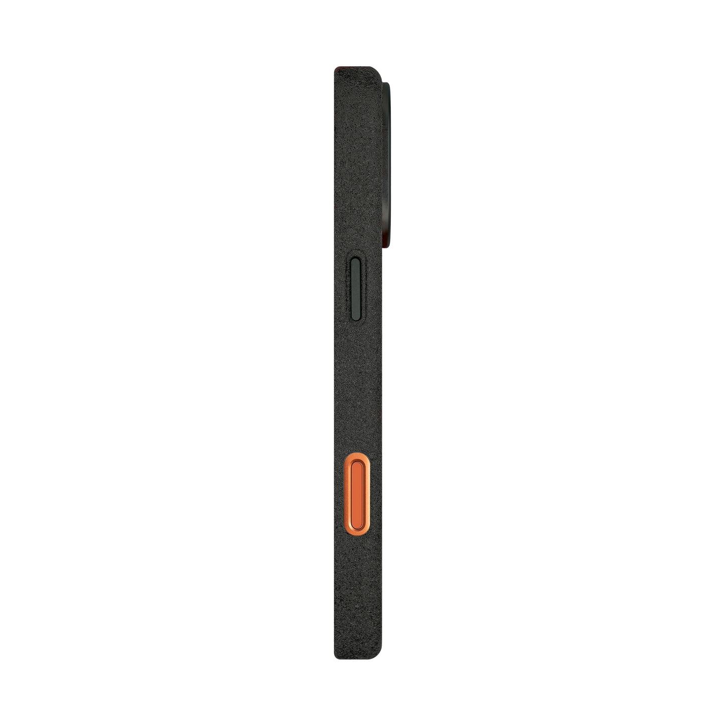 Kadife Alcantara Leather Case For iPhone 17 Pro Max-Black
