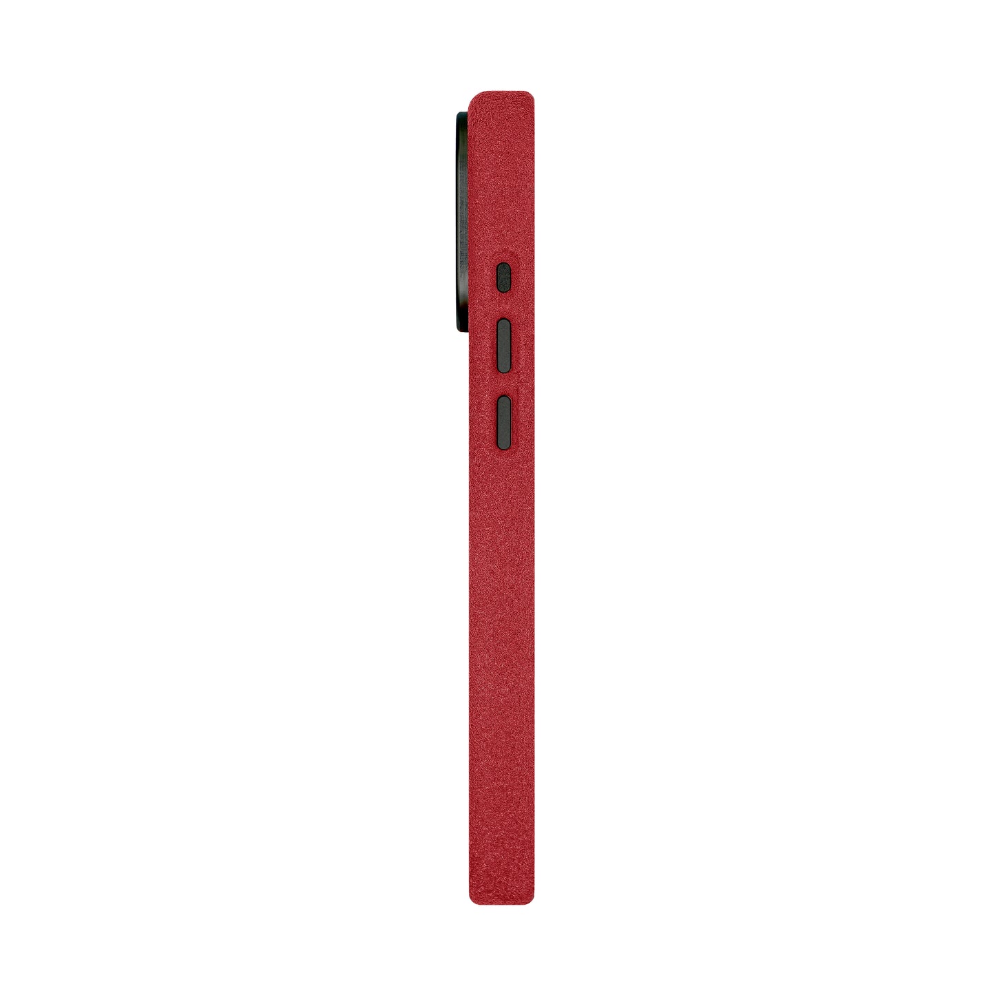 Kadife Alcantara Leather Case For iPhone 17 Pro Max-Maroon