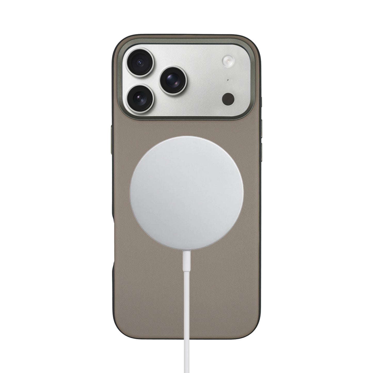 Kilyos Vegan Leather Case For iPhone 17 Pro Max - Gray