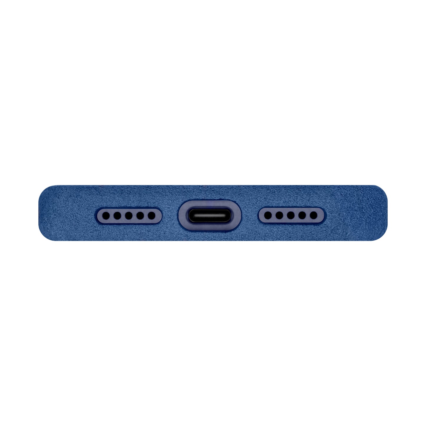 Kadife Alcantara Leather Case For iPhone 17 Pro Max-Blue