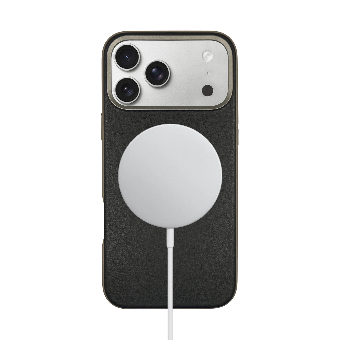 Kilyos Vegan Leather Case For iPhone 17 Pro Max - Black