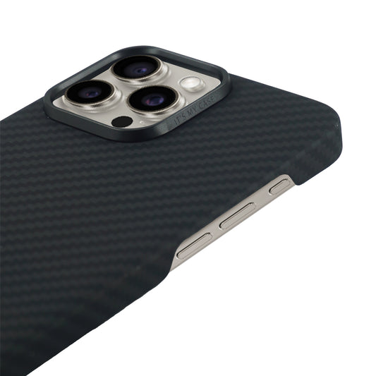 Kavar 1500D Aramid Fiber Case For iPhone 16 Series - Black