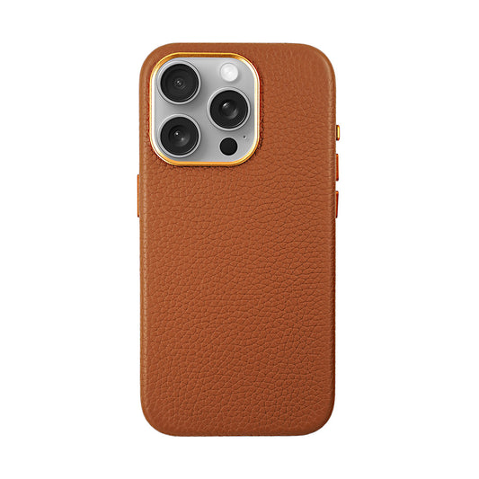 Amur Leather Case For iPhone 15 Series - Brown