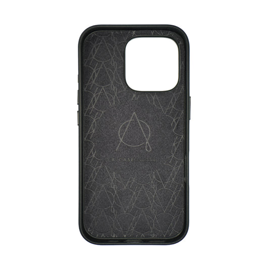Tank Vegan Leather Case For iPhone 16 Series-Black