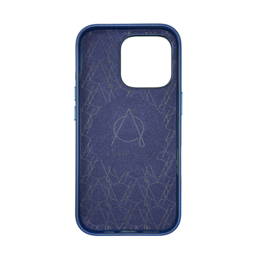 Tank Vegan Leather Case For iPhone 16 Series-Blue