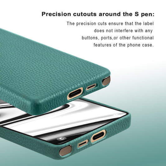 Amur Series A-Case for Samsung Galaxy S25 Ultra - Slim & Lightweight Genuine Leather Case with Magnetic Compatibility and Case-Less Touch Feeling (6.9-Inch)" – Tiffany