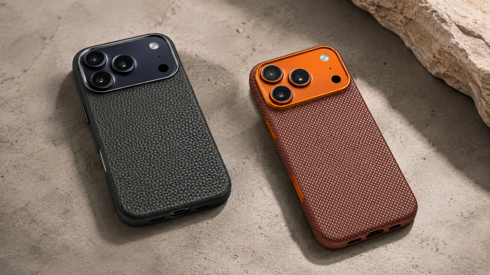 Aramid fiber vs leather iPhone cases comparison