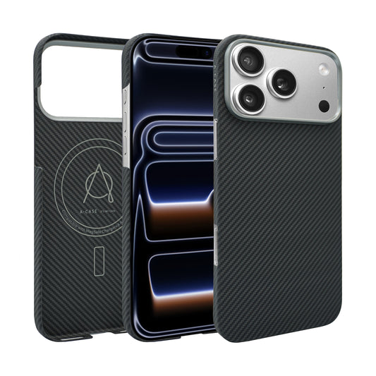 Kavar Aramid Fiber Case For iPhone 17 Series - Black