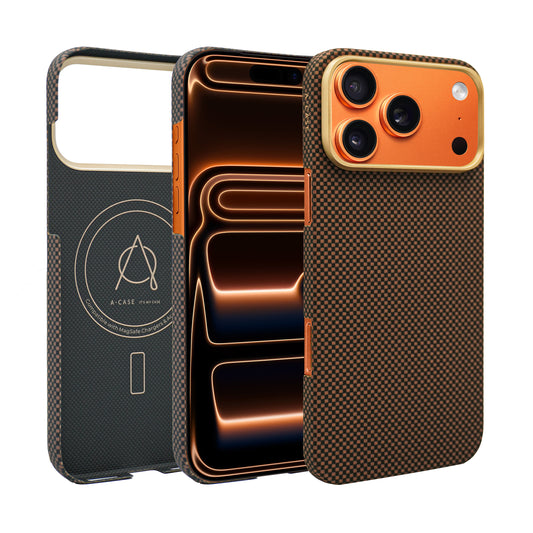 Desen Aramid Fiber Case For iPhone 17 Series - Gold