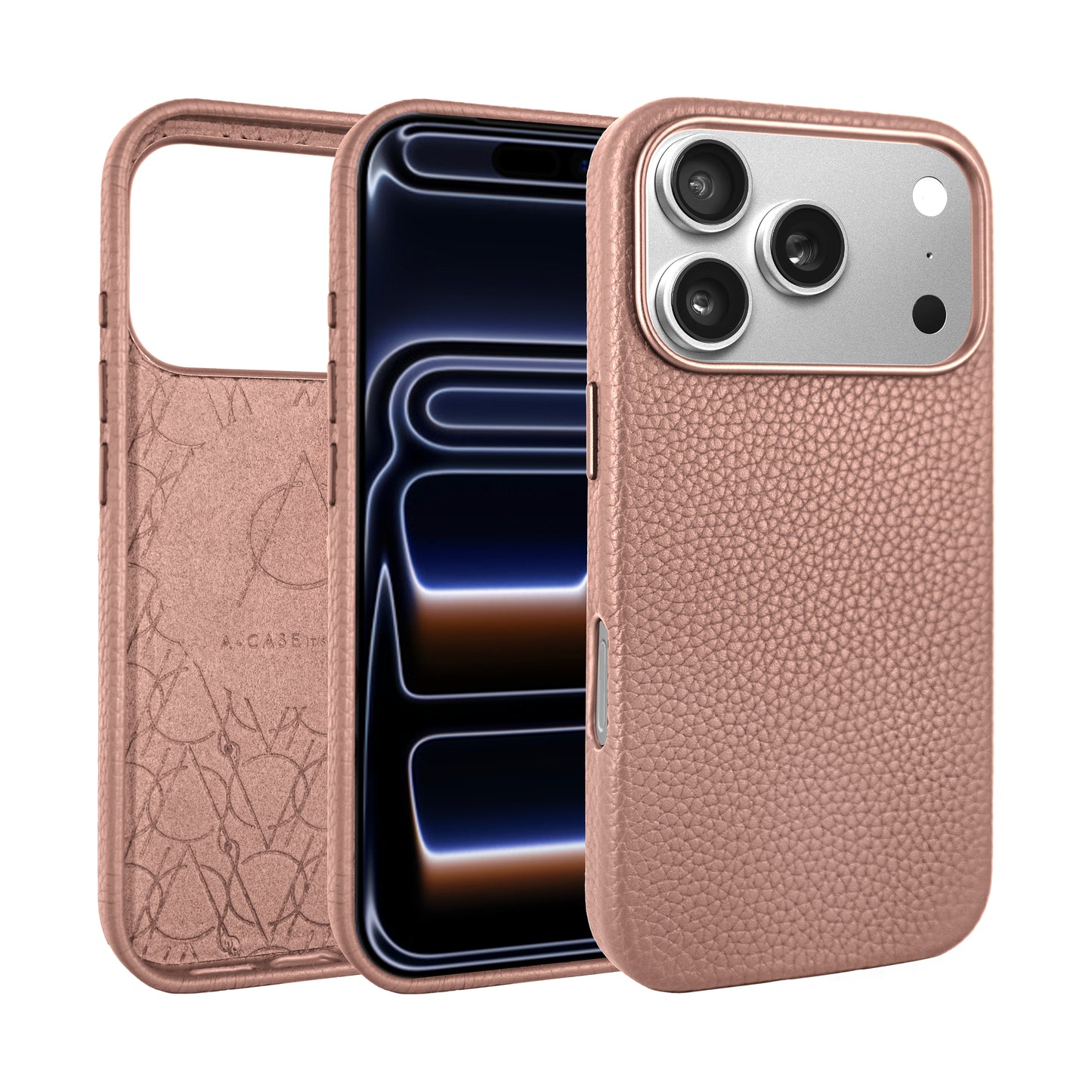 Amur Genuine Leather Case for iPhone 17 Series - Brown