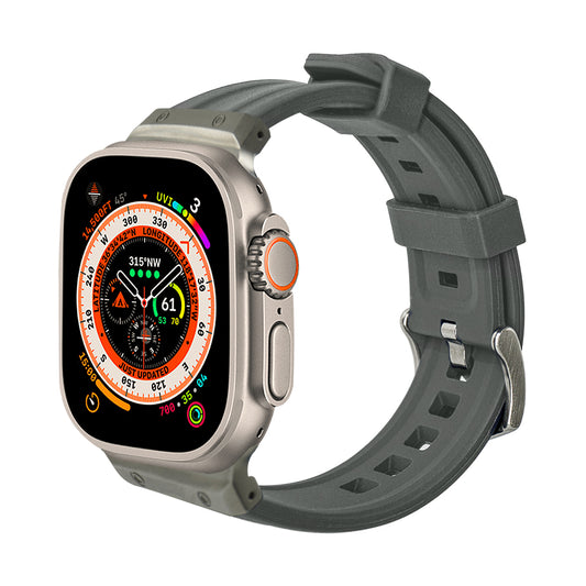 Sarzep Silicone Apple Watch Strap - Gray