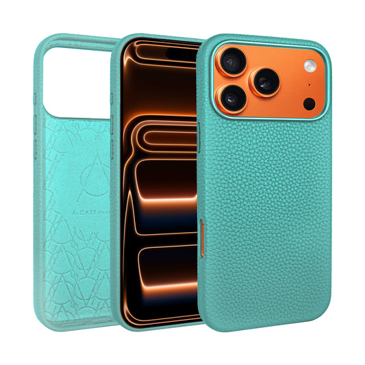 Amur Genuine Leather Case for iPhone 17 Series - Tiffany