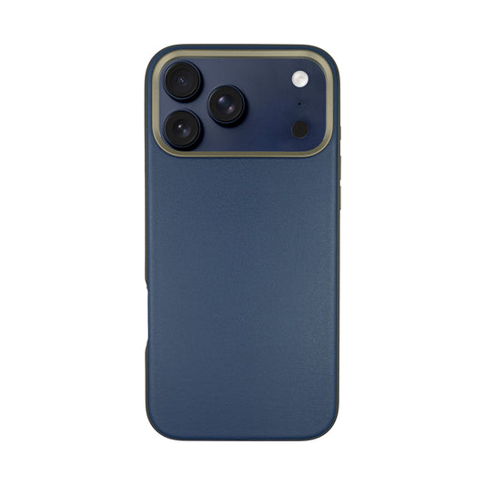 Kilyos Vegan Leather Case For iPhone 17 Pro Max - Blue