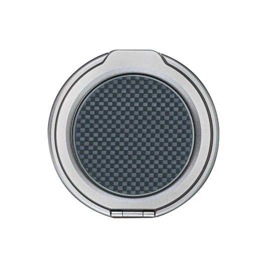 Desen Aramid Fiber Magnetic Phone Grip with Metal Stand - Black