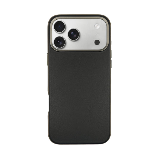 Kilyos Vegan Leather Case For iPhone 17 Pro - Black