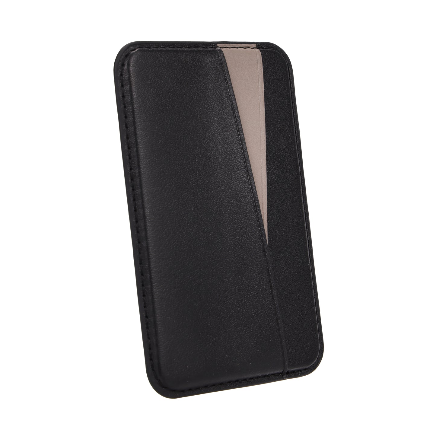 Kilyos Vegan Leather Premium Magsafe Card Holder - Black/Titanium