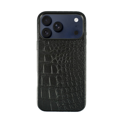 Javan Genuine Leather Case for iPhone 17 Pro Max With Crocodile Leather Pattern