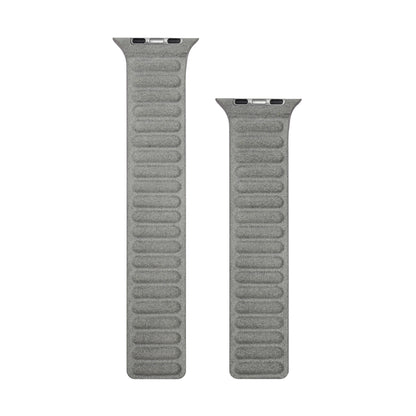 Kadife Alcantara Leather Apple Watch Strap - Gray