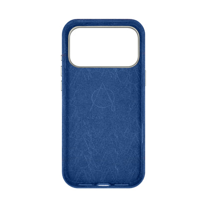 Kadife Alcantara Leather Case For iPhone 17 Pro Max-Blue
