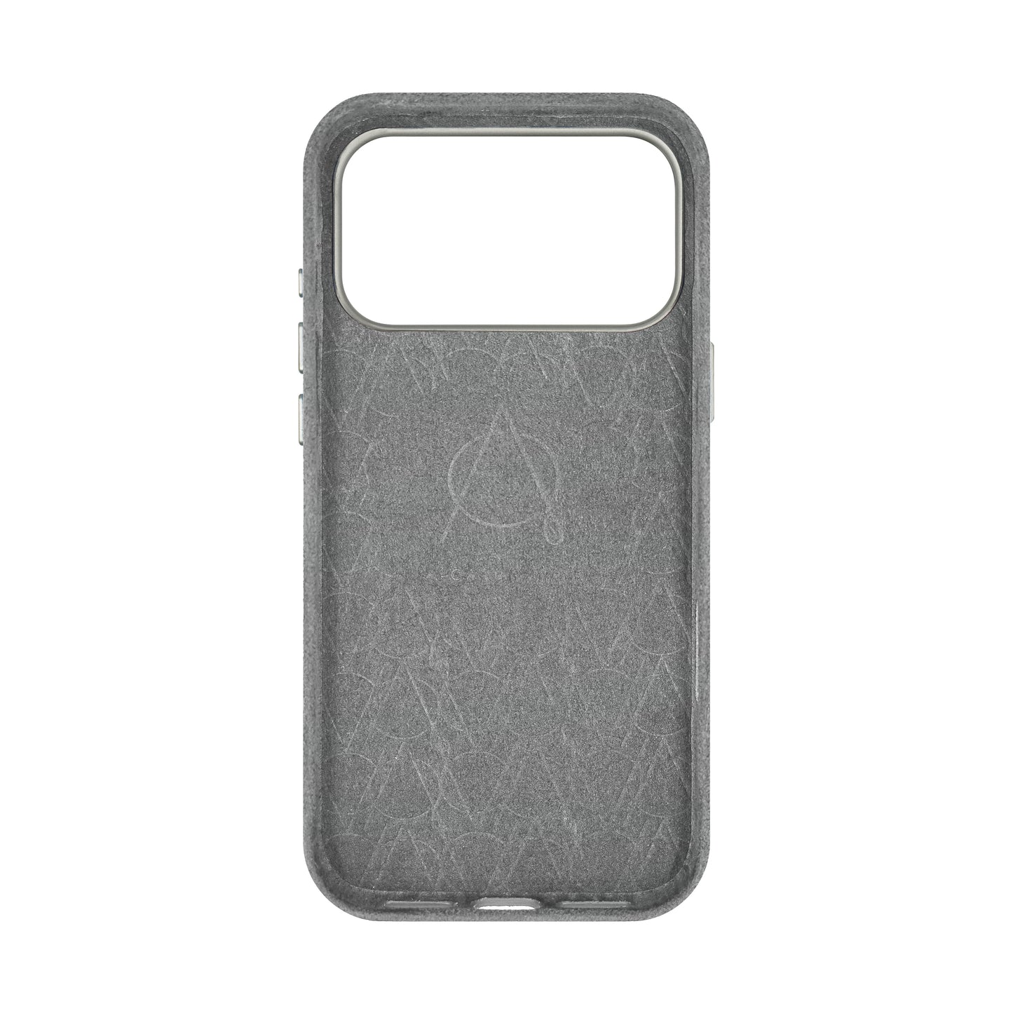 Kadife Alcantara Leather Case For iPhone 17 Pro Max-Gray