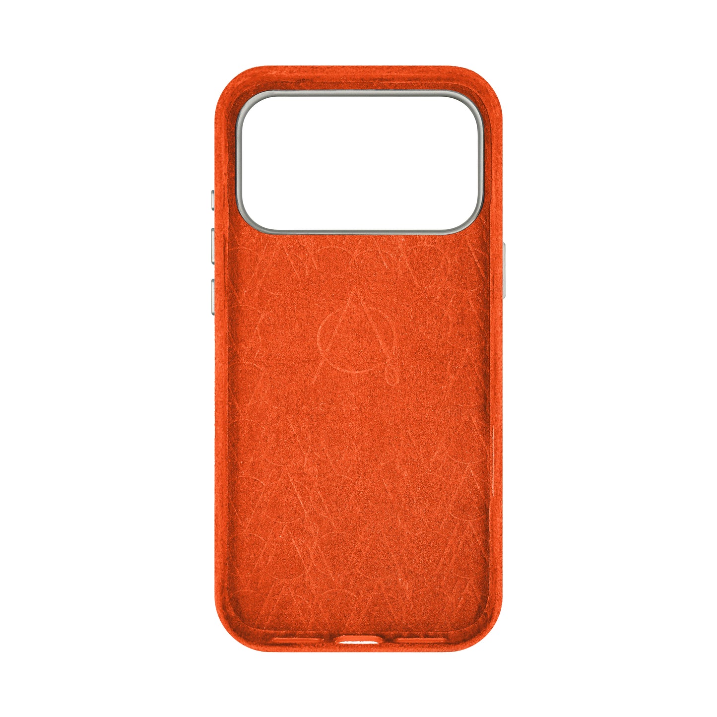 Kadife Alcantara Leather Case For iPhone 17 Pro Max-Orange