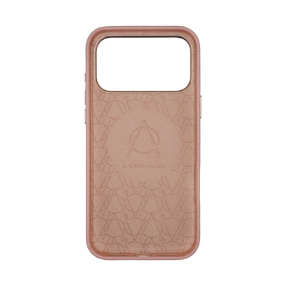 Amur Genuine Leather Case for iPhone 17 Series - Pink