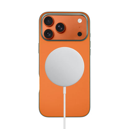 Kilyos Vegan Leather Case For iPhone 17 Pro Max - Orange