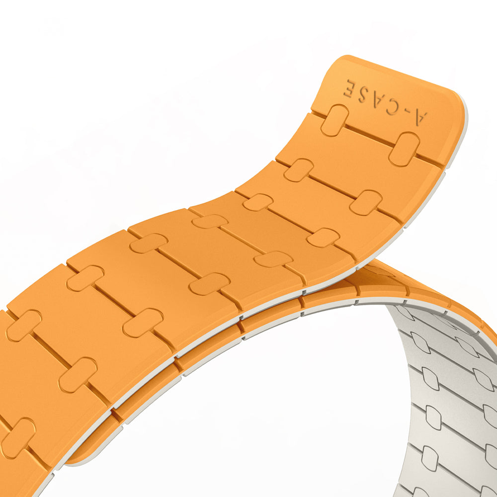 Perge Apple Watch Silicone Magnetic Band-Orange A-Case it's my case