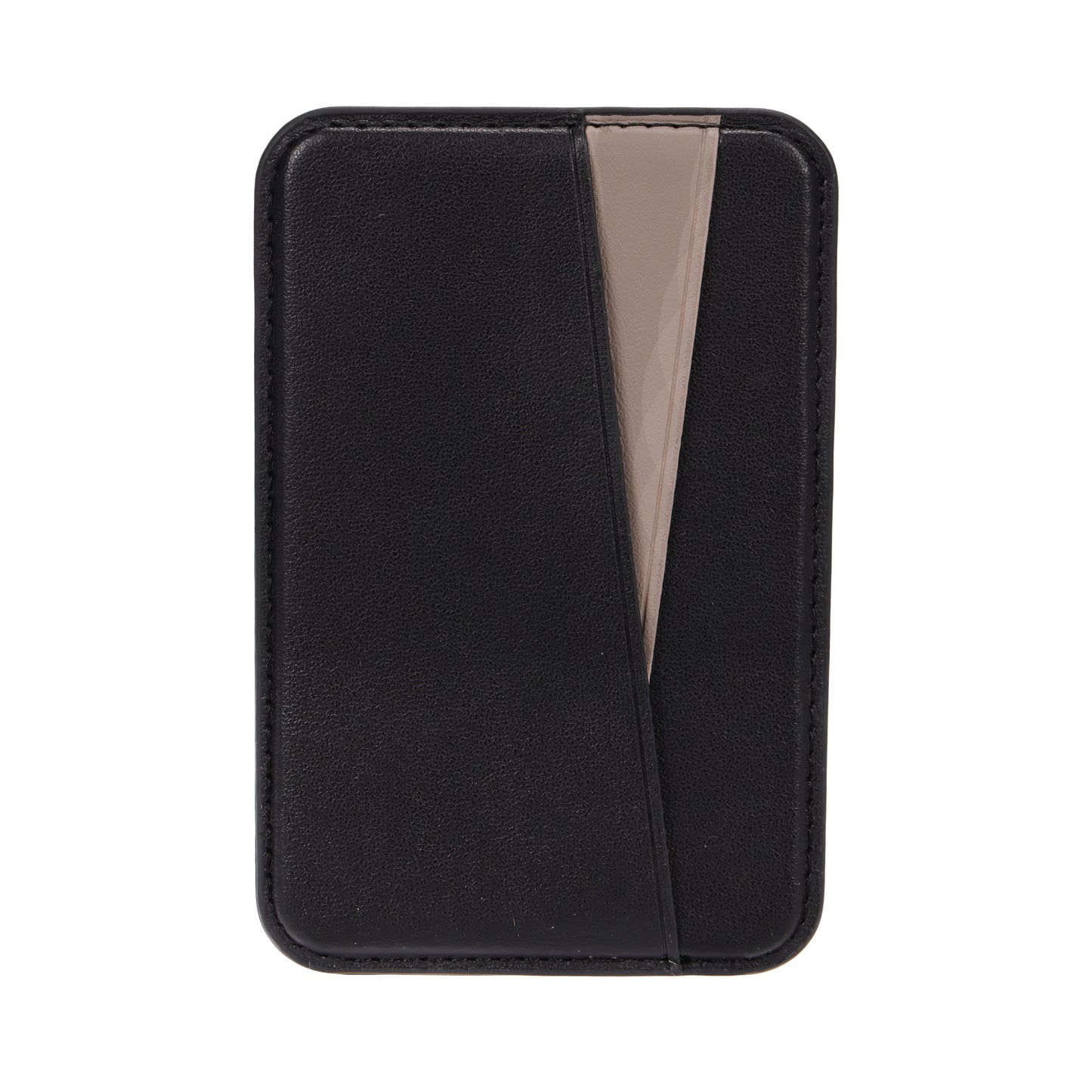 Kilyos Vegan Leather Premium Magsafe Card Holder - Orange/Titanium