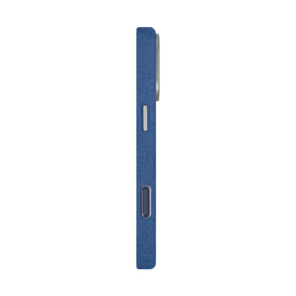 Kadife Alcantara Leather Case For iPhone 17 Pro Max-Blue