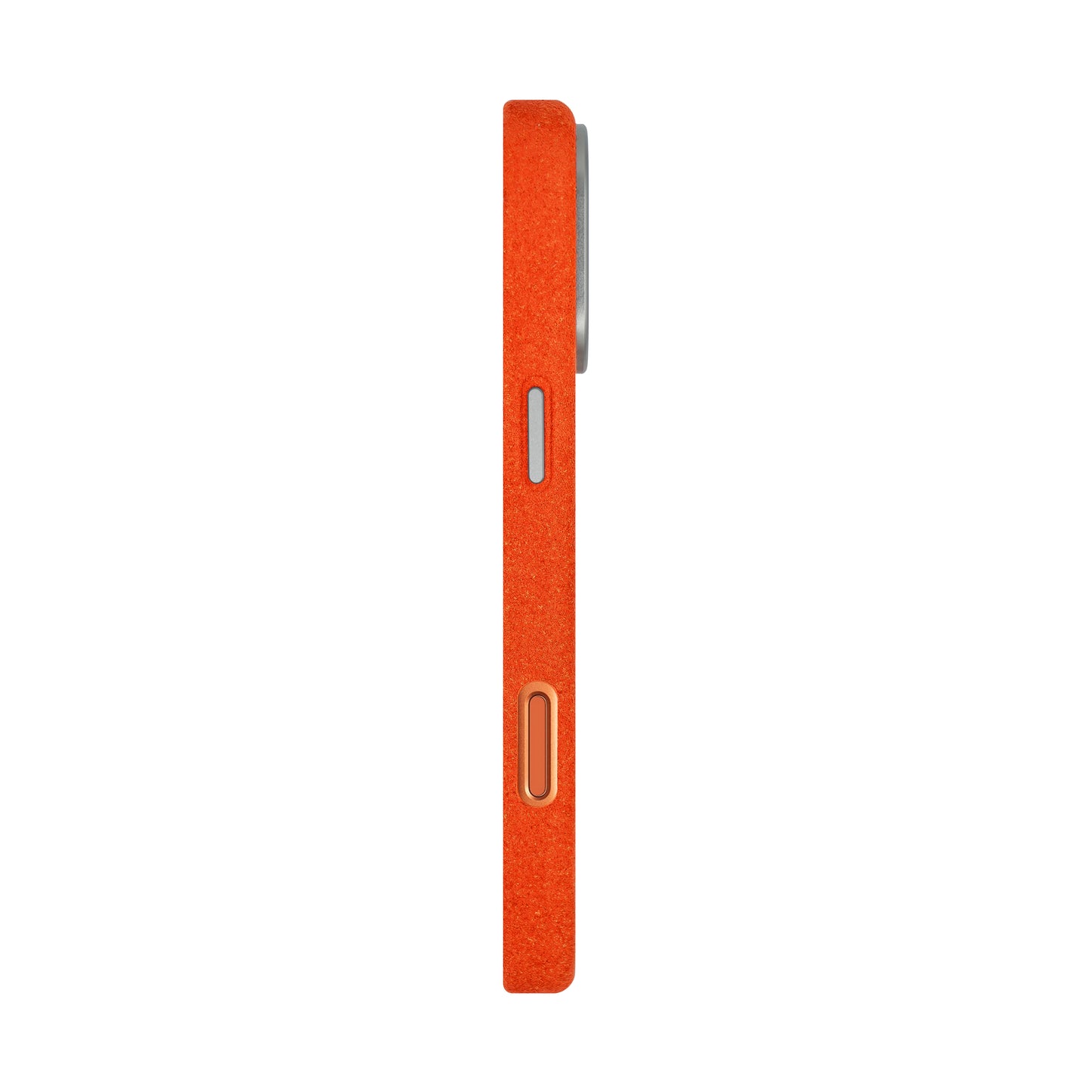 Kadife Alcantara Leather Case For iPhone 17 Pro Max-Orange