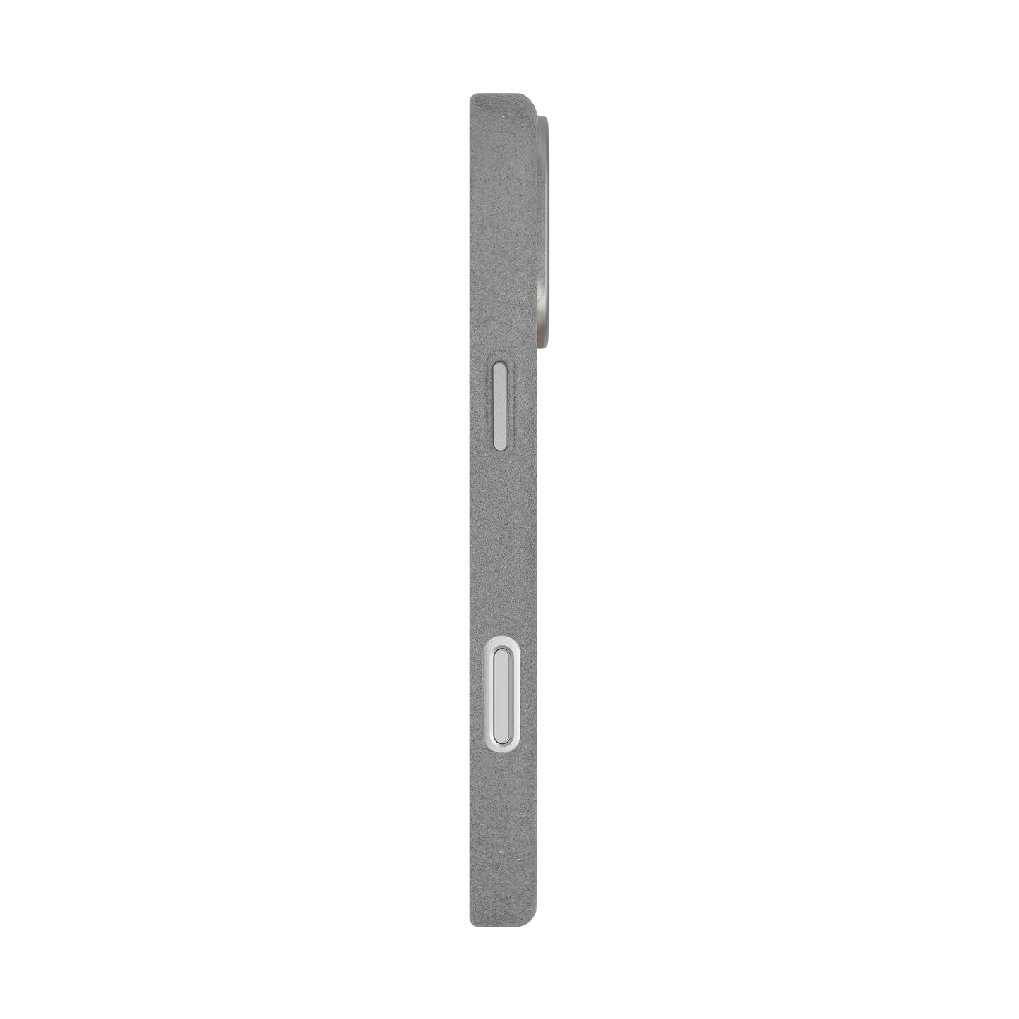 Kadife Alcantara Leather Case For iPhone 17 Pro Max-Gray