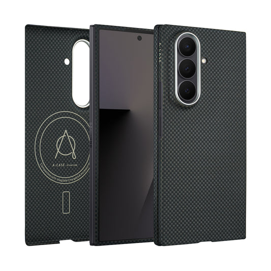 Desen Aramid Fiber Case For Samsung Galaxy Z fold7 - Black