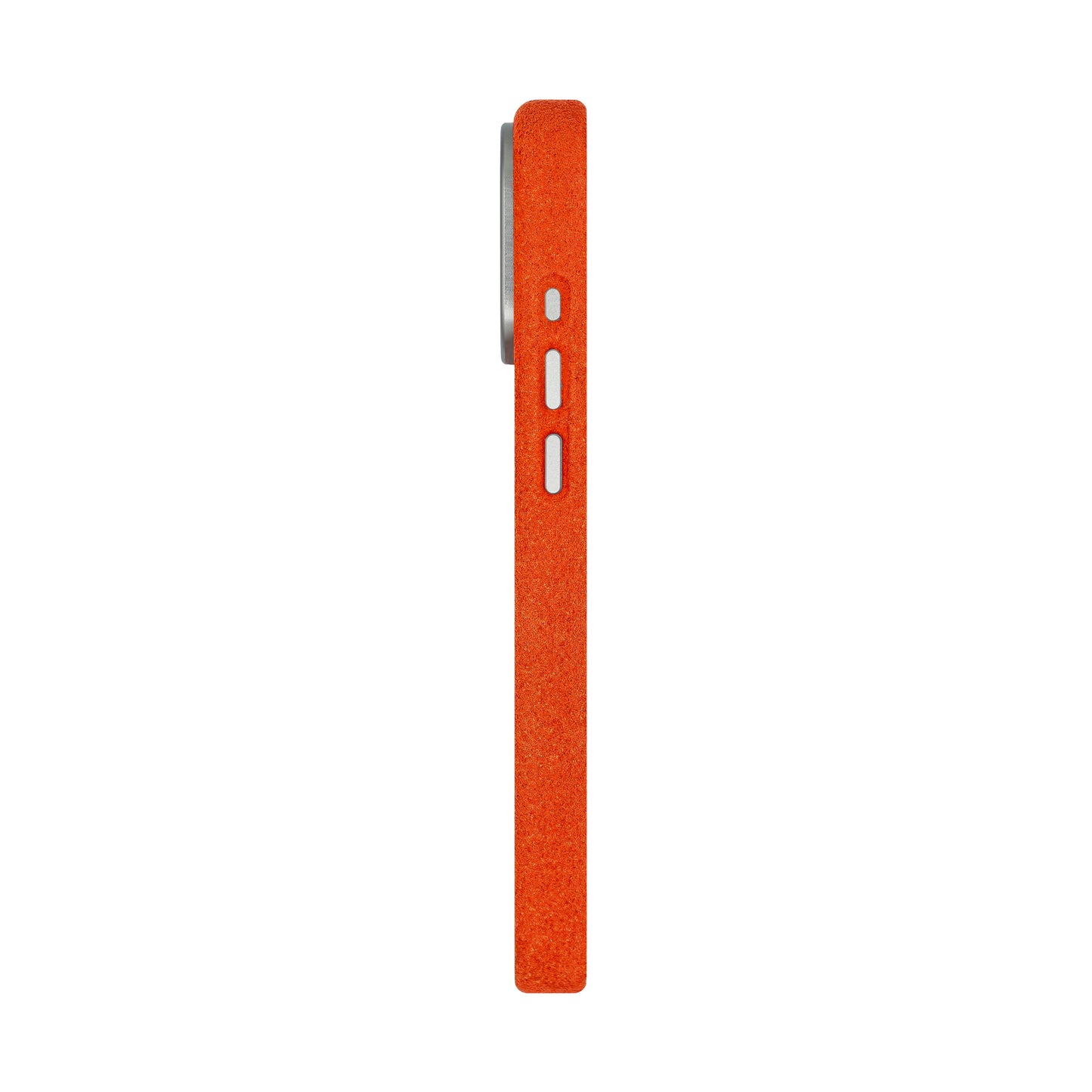 Kadife Alcantara Leather Case For iPhone 17 Pro Max-Orange