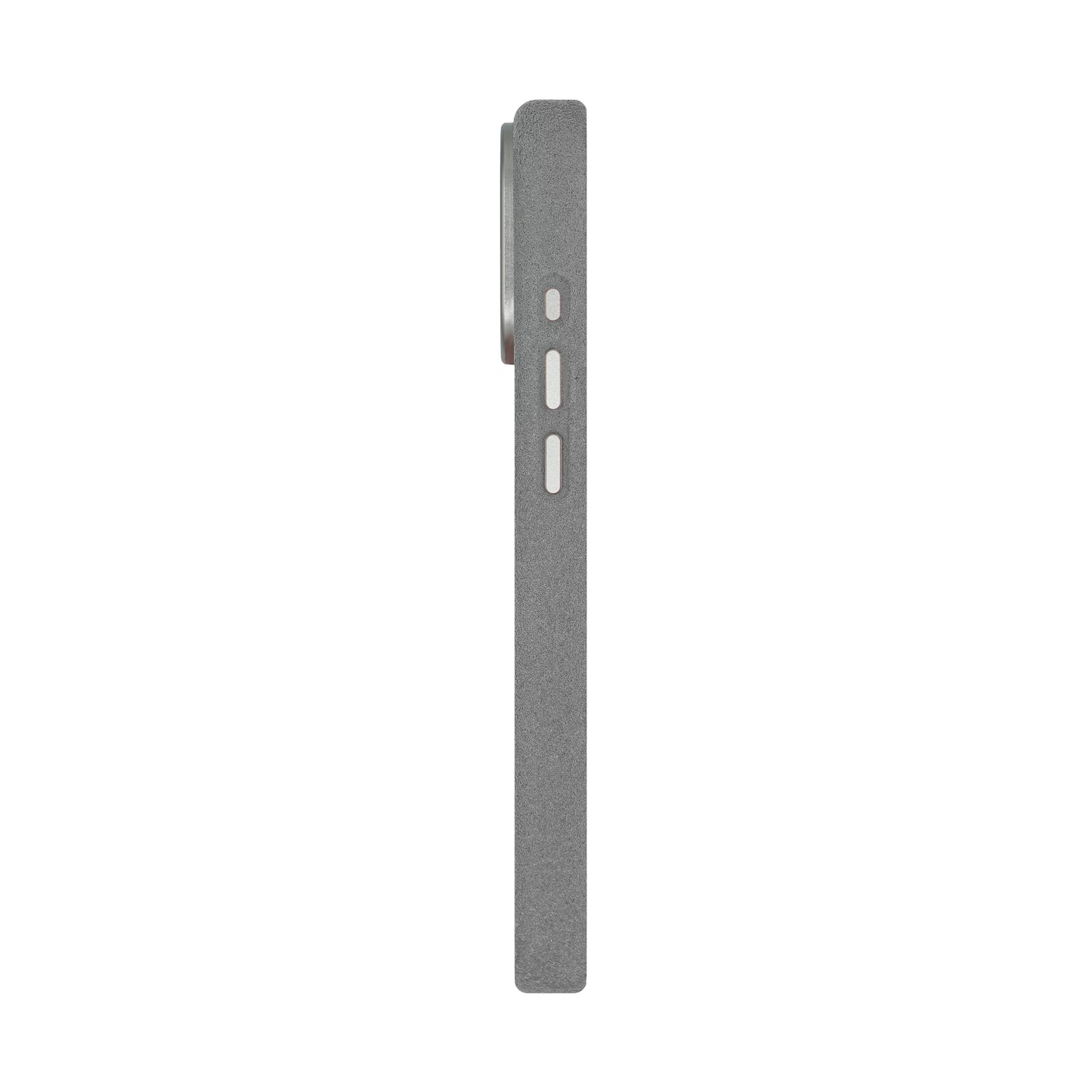 Kadife Alcantara Leather Case For iPhone 17 Pro Max-Gray