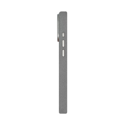 Kadife Alcantara Leather Case For iPhone 17 Pro Max-Gray