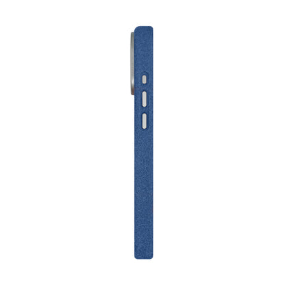 Kadife Alcantara Leather Case For iPhone 17 Pro Max-Blue